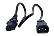 Strømkabel (intern) - Zebra - power cable - power IEC 60320 C13 to IEC 60320 C14 - 50 cm - CS-RAC-IEC-CRD