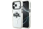 Mobil - Deksel og etui - Karl Lagerfeld IML Karl Sketch Logo MagSafe Case for iPhone 17 Pro - Transparent - 3666339504571
