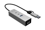 USB-hub - I-Tec - hub - 3 ports USB-hub - 3 porter - Grå - CAMETALG325HUB