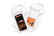 Mobil - Deksel og etui - Tech-Protect UWC7 6.9" Waterproof Case - White - 5906302323944