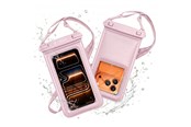 Mobil - Deksel og etui - Tech-Protect UWC7 6.9" Waterproof Case - Pink - 5906302323951