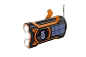 Nødlader - Just in Case 5000mAh Emergency Radio with Solar - Black/Orange - 5000 mAh - 8774125