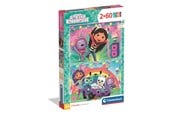 Puslespill - Clementoni Puzzle Gabby's Dollhouse 2x60 pieces (2025) Gulv - 24819