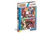 Puslespill - Clementoni Puzzle Sonic 2x60 pieces (2025) Gulv - 24821
