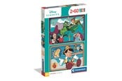 Puslespill - Clementoni Puzzle WD Classic 2x60 pieces Gulv - 24823