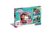 Puslespill - Clementoni Puzzle Gabby's Dollhouse 3x48 pieces Gulv - 25295