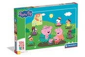 Puslespill - Clementoni Puzzle Maxi Peppa Pig 2026 104 pieces Gulv - 25017