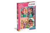 Puslespill - Clementoni Puzzle Disney Princess 2x20 pieces Gulv - 24092