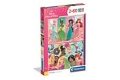 Puslespill - Clementoni Puzzle Disney Princess 2x60 pieces 2D Puslespill - 24824