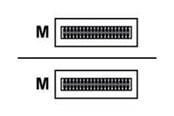 Nettverkskabel - Arista Networks Arista 100GBase direct attach cable - 5 m - Blå - 5m - AOC-Q-Q-100G-5M