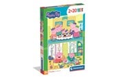 Puslespill - Clementoni Puzzle Peppa Pig 2x20 pieces Gulv - 24831