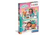 Puslespill - Clementoni Puzzle Gabby'S Dollhouse 2026 2x20 pieces Gulv - 24832