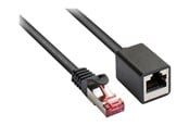 Nettverkskabel - Alcasa electronik Good Connections RNS patch extension cable - 5 m - black - Svart - 8063VR-050S