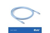 USB - Club 3D - USB-C cable - 24 pin USB-C to 24 pin USB-C - 2 m - CAC-3003