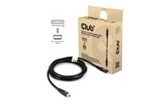 Skjermkabel - Club 3D - video adapter cable - 24 pin USB-C to Mini DisplayPort - 2 m - CAC-1561
