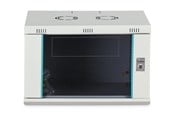 Rackskap - DIGITUS DN-37100 - 7U Wall-Mounted Cabinet | 600x450mm | Glass Door | Unmounted - DN-37100