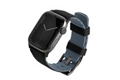 Smartklokke - Tilbehør - UNIQ Linus Airosoft Silicone Strap for Apple Watch 42 / 44 / 45 mm - Black - 8886463680896