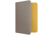 Mobil - Deksel og etui - UNIQ Belmont Passport Case with RFID Lock - Grey/Yellow - 8886463691809