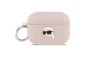 Mobil - Andre tilbehør - Karl Lagerfeld Monogram Karl Head Case for AirPods Pro 3 - Pink - 3666339574659