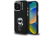 Mobil - Deksel og etui - Karl Lagerfeld Silicone Karl Sketch MagSafe Case for iPhone 16 Pro Max - Black - 3666339462611
