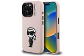 Mobil - Deksel og etui - Karl Lagerfeld Silicone Karl Sketch MagSafe Case for iPhone 16 Pro Max - Pink - 3666339462970