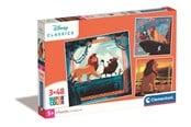 Puslespill - Clementoni Puzzle Square - The Lion King 3x48 pieces Gulv - 25323