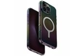 Mobil - Deksel og etui - UNIQ Iridescia Magclick Charging Case for iPhone 16 Pro Max - Black - 8886463691748