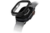 Smartklokke - Tilbehør - UNIQ Voute Tempered Glass Case for Apple Watch Ultra 49mm - Black - 8886463691977