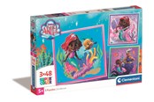 Puslespill - Clementoni Puzzle Square - Disney Ariel 3x48 pieces Gulv - 25324
