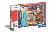 Puslespill - Clementoni Puzzle Pinocchio 104 pieces Gulv - 25756