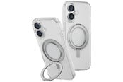 Mobil - Deksel og etui - UNIQ Swivix 360 Rotating Kickstand Case for iPhone 16 - Transparent - 8886463691984
