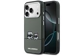 Mobil - Deksel og etui - Karl Lagerfeld IML Karl & Choupette Peekaboo Logo MagSafe Case for iPhone 17 Pro Max - Black - 3666339607180