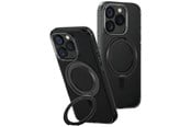 Mobil - Deksel og etui - UNIQ Swivix 360 Rotating Kickstand Case for iPhone 16 Pro - Black - 8886463692011