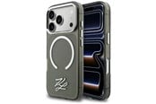 Mobil - Deksel og etui - Karl Lagerfeld IML KL Script Logo MagSafe Case for iPhone 17 Pro - Black - 3666339601096