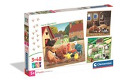 Puslespill - Clementoni Puzzle No 3x48 pieces Gulv - 25791
