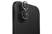 Mobil - Beskyttelsesglass - UNIQ Optix Clear Camera Lens Protector Screen Protector iPhone 16 / 16 Plus with Applicator - Clear Black - 8886463690253