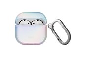 Mobil - Deksel og etui - UNIQ Iridescia Case for AirPods 4 Hang Case - holo white - 8886463692677