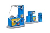 Leketøysbil - Bruder Tilbehør: Tankstation ladestation og bilvask - BR62113