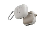 Mobil - Deksel og etui - UNIQ Clyde Lock Case for AirPods 4 - Beige - 8886463693223