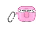 Mobil - Deksel og etui - UNIQ Glase Pro Case for AirPods Pro 2 - Pink - 8886463693636