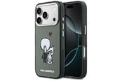 Mobil - Deksel og etui - Karl Lagerfeld Karl & Choupette Back MagSafe Case for iPhone 17 Pro Max - Black - 3666339607500
