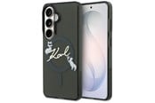 Mobil - Deksel og etui - Karl Lagerfeld IML KC Script MagSafe Case for Samsung Galaxy S26 - Black - 3666339612610