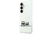 Mobil - Deksel og etui - Karl Lagerfeld IML Peekaboo Karl&Choupette MagSafe Case for Samsung Galaxy S26 Plus - Transparent - 3666339612894