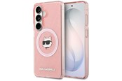 Mobil - Deksel og etui - Karl Lagerfeld IML Repeated Choupette MagSafe Case for Samsung Galaxy S26 Plus - Pink - 3666339612504