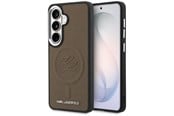 Mobil - Deksel og etui - Karl Lagerfeld Embossed Ring Initials MagSafe Case for Samsung Galaxy S26 - Brown - 3666339612467