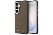 Mobil - Deksel og etui - Karl Lagerfeld Embossed Ring Initials MagSafe Case for Samsung Galaxy S26+ - Brown - 3666339612474