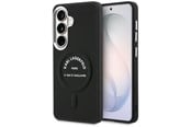 Mobil - Deksel og etui - Karl Lagerfeld Embossed Ring RSG Logo MagSafe Case for Samsung Galaxy S26 - Black - 3666339612252