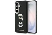 Mobil - Deksel og etui - Karl Lagerfeld Saffiano Double Heads Metal Case for Samsung Galaxy S26 - Black - 3666339612313