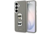 Mobil - Deksel og etui - Karl Lagerfeld Saffiano Double Heads Metal case for Samsung Galaxy S26 - silver - 3666339612344