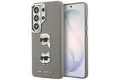 Mobil - Deksel og etui - Karl Lagerfeld Saffiano Double Heads Metal case for Samsung Galaxy S26 Ultra - silver - 3666339612368